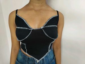 Ribbed Cropped Top