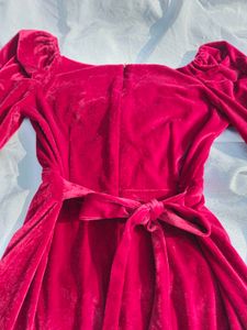 Velvet Full Sleeves Dress