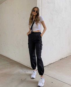 SHEIN Black Cargo Pants
