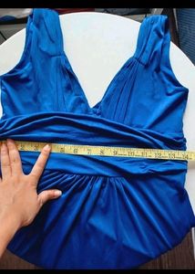Royal blue elegant gown