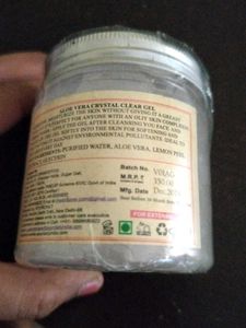 Crystal Clear Aloe Vera Gel