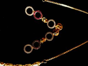 Gold-Tone Necklace &amp; Earring Set