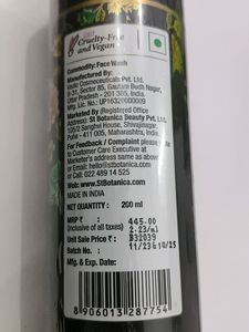St. Botanica Activated Charcoal Face Wash