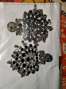 Elegant Black Stone Earrings