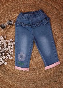 Cute Girl's Denim Jeans