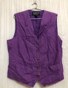Adolfo Purple Waistcoat