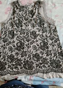 Floral Lace Tank Top