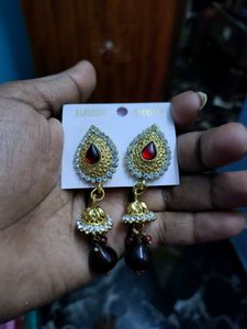 💥💥 GOLD &amp; RED EARRING💥💥