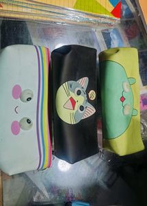 Cute Pencil Cases - Set of 3