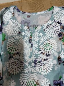 Floral Print Kurta