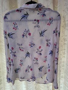 Floral White Shirt UK Classic 38