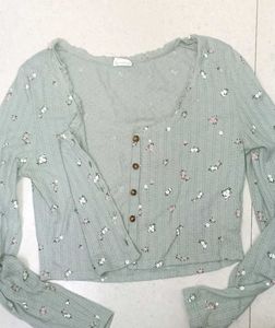 Sweater+crop Top ✨