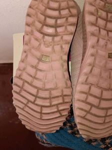 Pink Star Accent Sneakers
