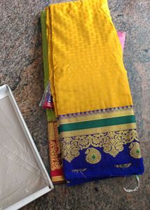 Silk Saree Brand new with unstitched blouse