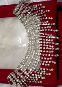 Diamond And Pearl Necklace
