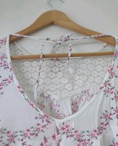 Floral Lace Top &amp; Shorts Set