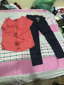 Women Top And Pants Set