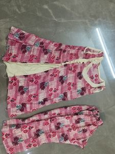 Combo Of 3  Kids Kurti And Pant Set