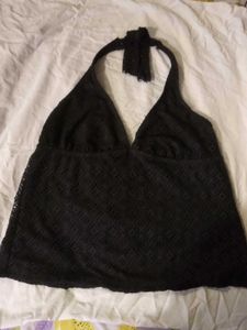 Beautiful Imported Lace Halter Top