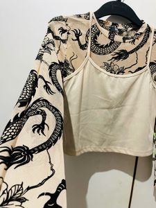 Max-urbn Mesh Top With Camisole 🐉