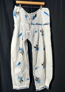Women White Kurti Pant | Waist 44| Length 39
