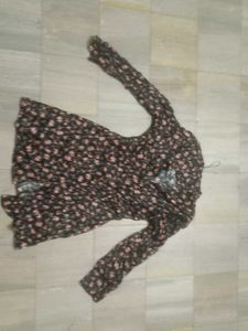 Floral Print Long Sleeve Dress