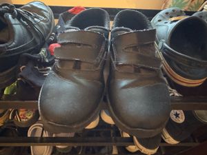 Liberty School Shoes Velcro Black