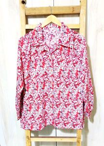 Red Printed Shirt Size-46-48