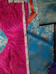 combo sarees (2) with Ethnic matching Blouse