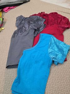 Combo Of 3 Stretchable Blouses