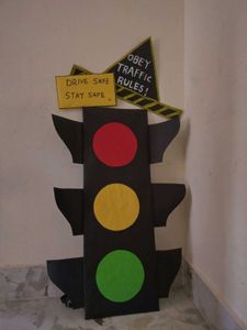 Traffic Light Costume For Kids Fancy Dress