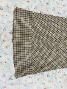 Long plaid skirt