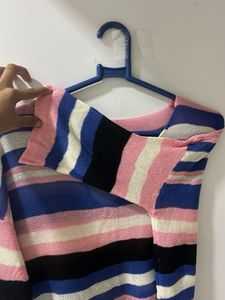Striped Knit Sweater