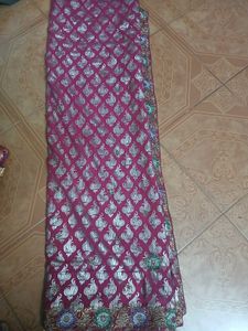 Elegant Maroon Saree