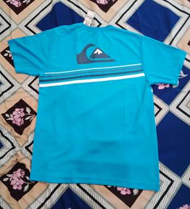 Quiksilver Blue Graphic Tee (Size L)
