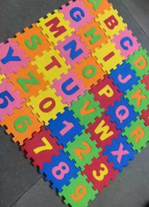 INAAYA ABC and Alpha-Numeric Floor Puzzle