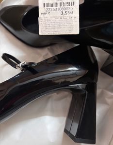 Zara Black Mary Jane Heels