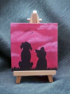 Pet Silhouette Painting