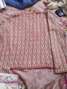 Pink Knit Cardigan