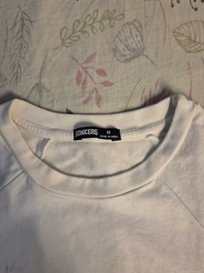 White Cropped T-Shirt