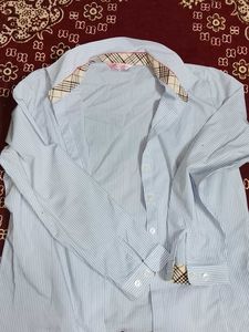 Striped Button-Up Shirt