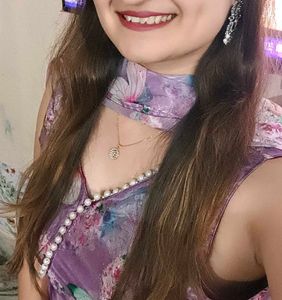Lavendar Organza Lehanga