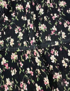 Flared Skirt With Floral Details