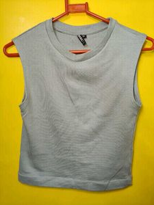 Sleeveless Green Tank Top