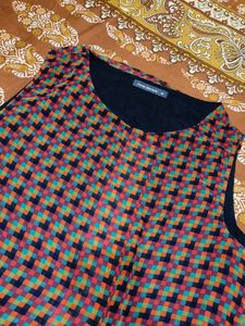 Good Condition Multi Colour Top