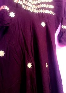 Embroidered Kurti Top