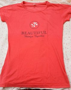 Pink Color Comfortable T- Shirt 💗