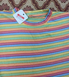 Striped Sleeveless Top