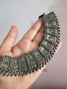 Multicolored Stone Antique Necklace