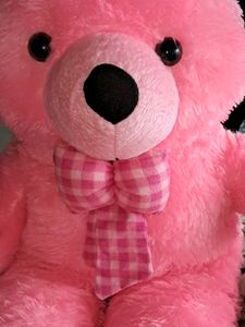 TEDDY BEAR ...PINK COLOUR ... SOFT TOY